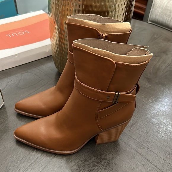 SOUL Naturalizer Mocha Women's Mid Shaft Boots (Wide) - Picture 7 of 13